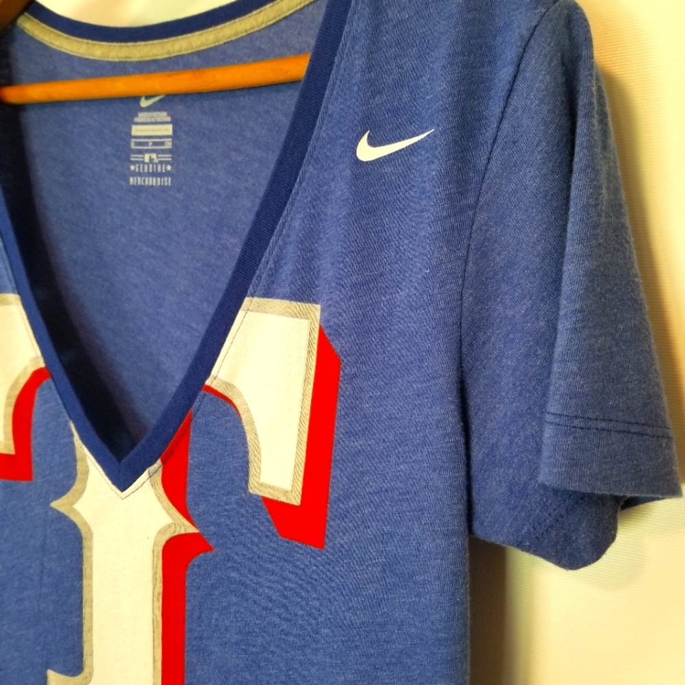 Nike V-Neck Small Texas Rangers